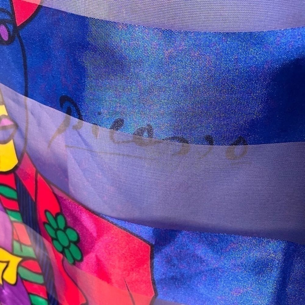 Vintage Picasso Scarf💙 - Picture 7 of 12